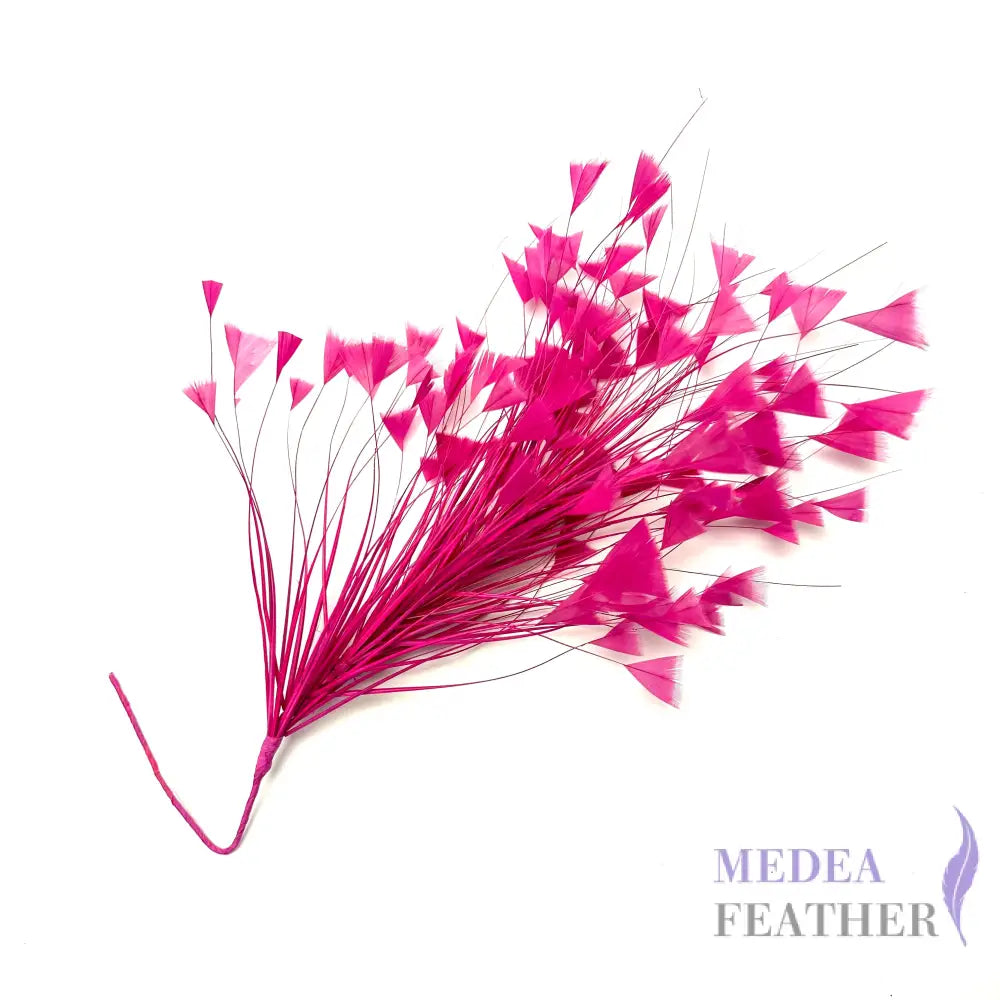 Peacock Hair Diamond Tip Mount Cerise