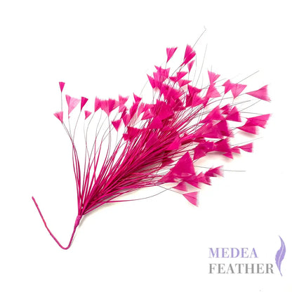 Peacock Hair Diamond Tip Mount Cerise