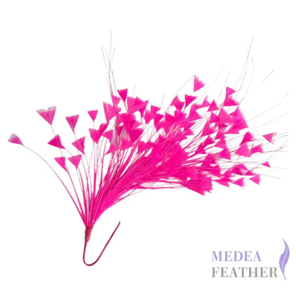 Peacock Hair Diamond Tip Mount FM001 - #52neon pink
