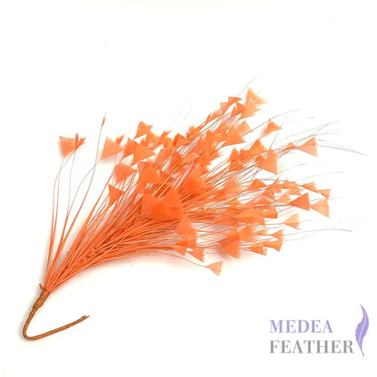 Peacock Hair Diamond Tip Mount #32 coral rose