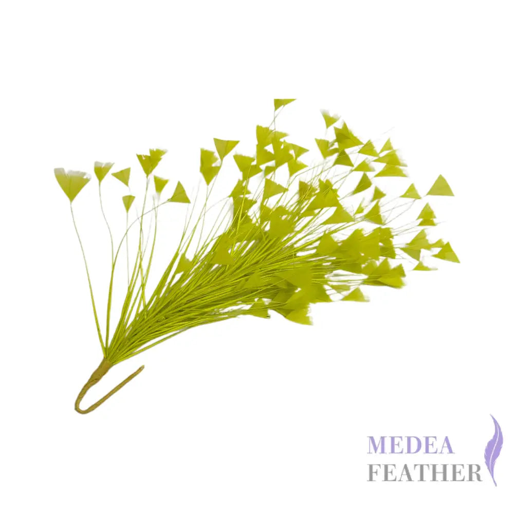 Peacock Hair Diamond Tip Mount #57 cress green