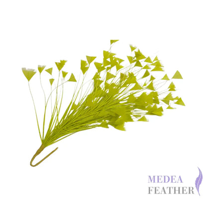 Peacock Hair Diamond Tip Mount #57 cress green