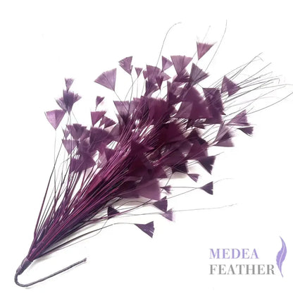 Peacock Hair Diamond Tip Mount FM001 - #60dark purple