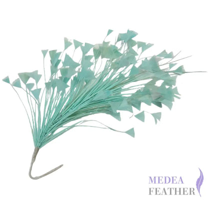 Peacock Hair Diamond Tip Mount #76 Aqua