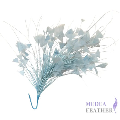 Peacock Hair Diamond Tip Mount FM001 #80 baby blue