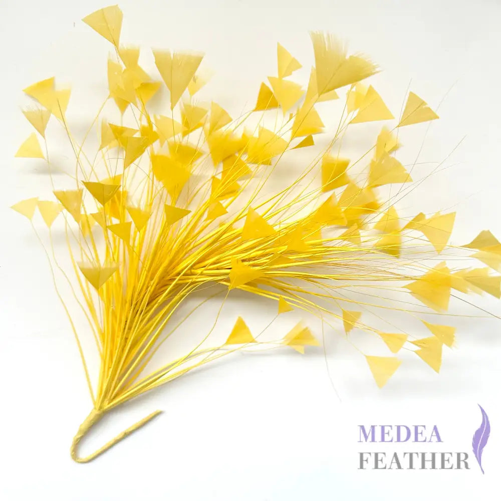 Peacock Hair Diamond Tip Mount FM001 Yellow