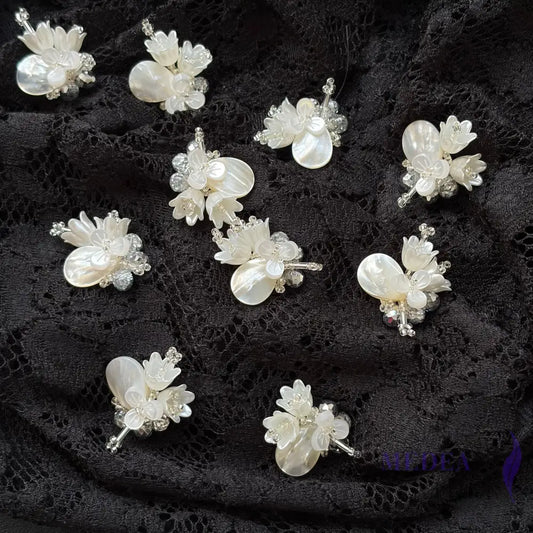 Pearl Shell Blossom Flower-Pack of 2