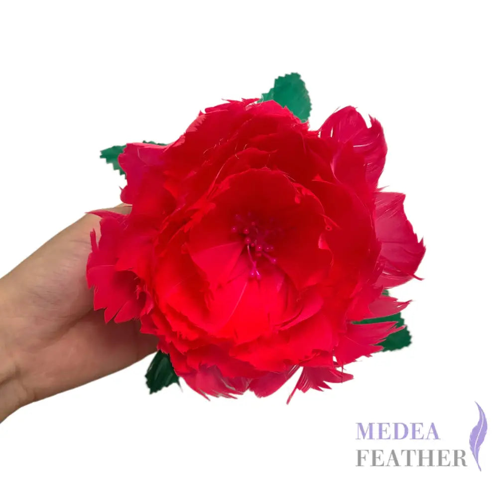 Penoy Zigzag Goose Feather Flower Mount FM829