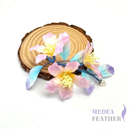 Ronghua Handmade Silk Art | Pink Iris