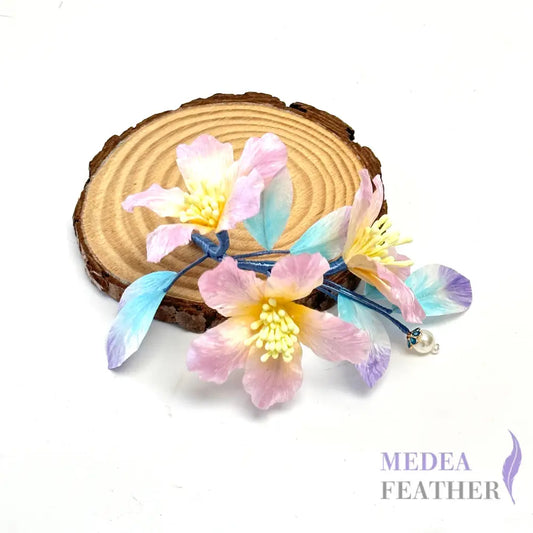 Ronghua Handmade Silk Art | Pink Iris
