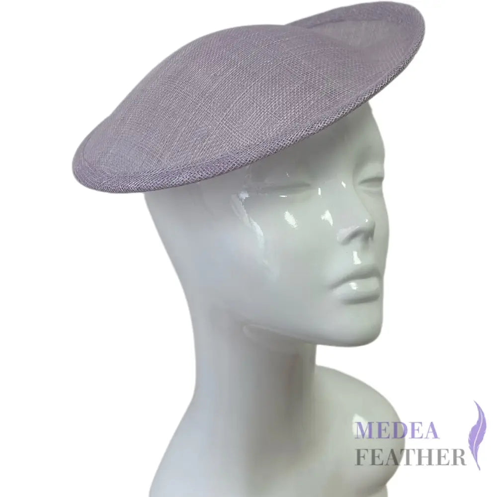 Round Shaped Sinamay Fascinator Hat Base FB139 - #065 Lilac