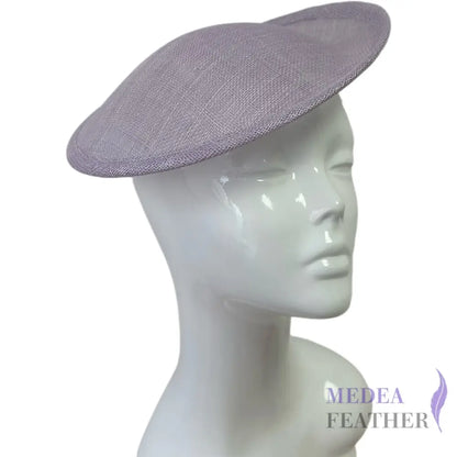 Round Shaped Sinamay Fascinator Hat Base FB139 - #065 Lilac