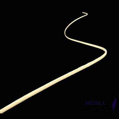 S-Shaped Curved Ostrich Feather Quill - #01 Ivory