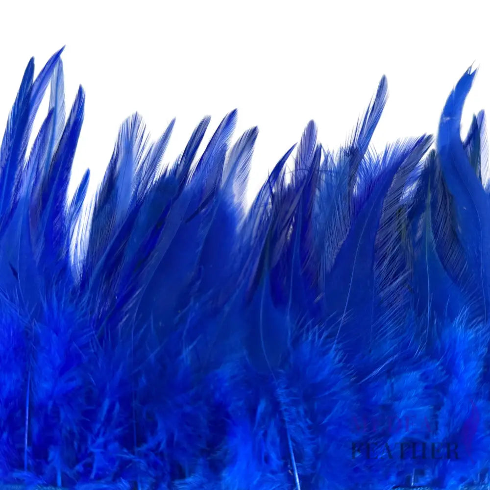 Saddle Feather Fringe Trim - #67 Royal blue