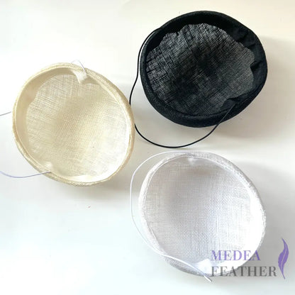 *sales*13cm Sinamay Button Fascinator Hat Base With Elastic