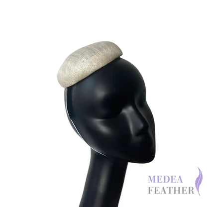 *sales*13cm Sinamay Button Fascinator Hat Base With Elastic Ivory