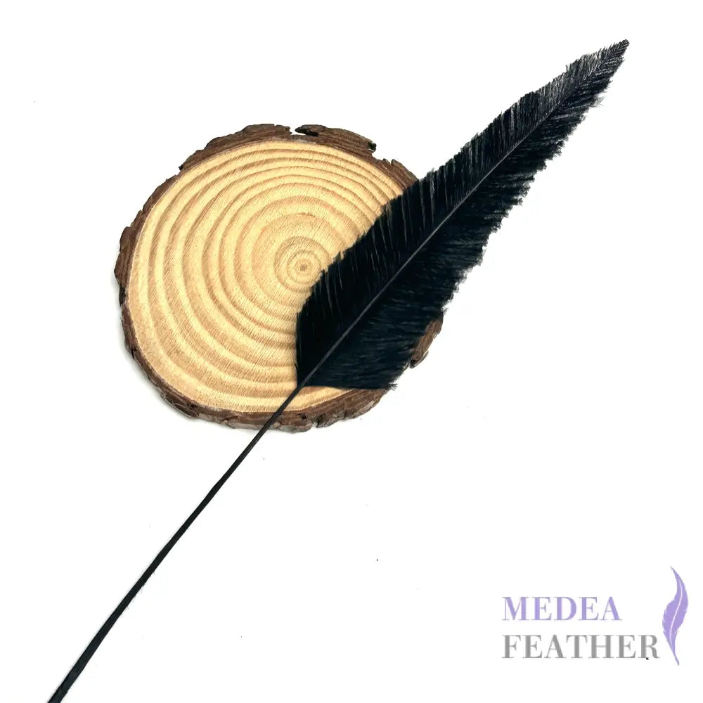 *Sales* 20cm Long Tree Ostrich Feather (1 pack=5 pieces) Black