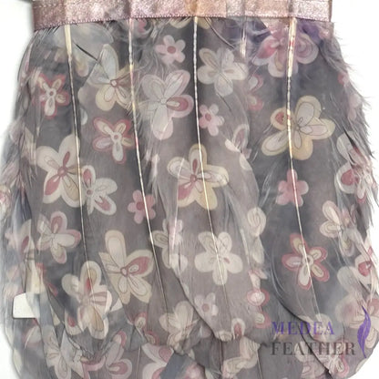 【Sales】Pattern Goose Feather Fringe Trim Flower