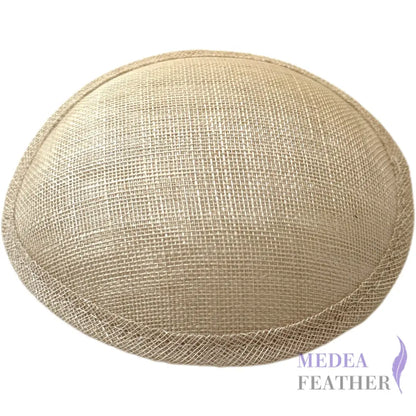 Semi-oval Sinamay Hat Base FB94 #098 Jade White