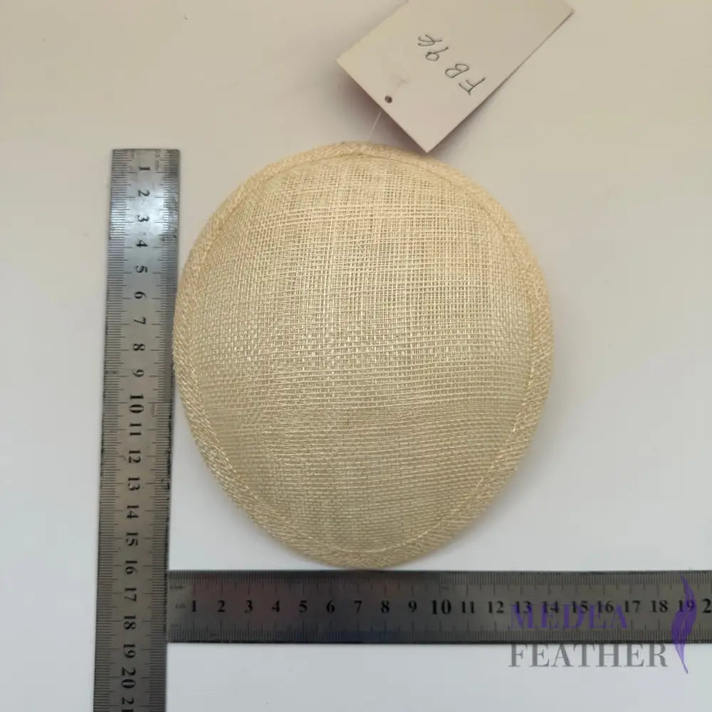 Semi-oval Sinamay Hat Base FB94