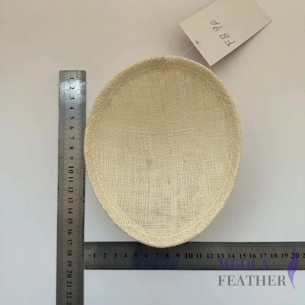 Semi-oval Sinamay Hat Base FB94