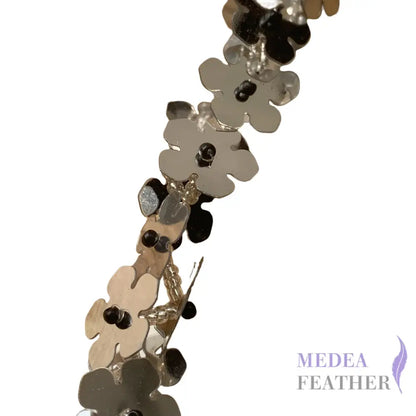 Sequin Flower Tassel Trim