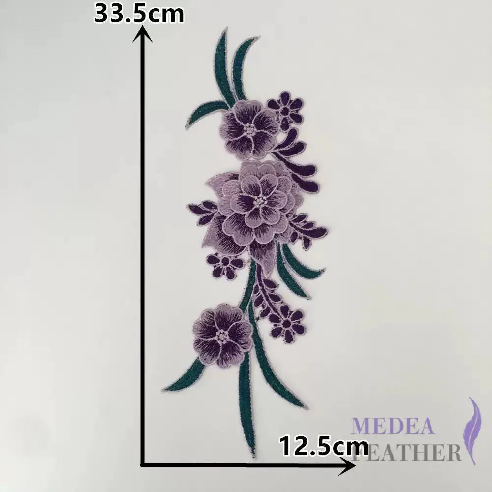 Sewing Flower Embroidery Applique EA18