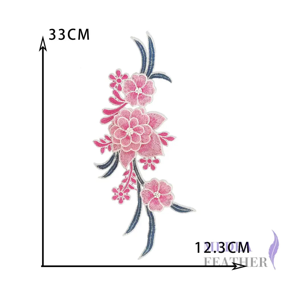 Sewing Flower Embroidery Applique EA18