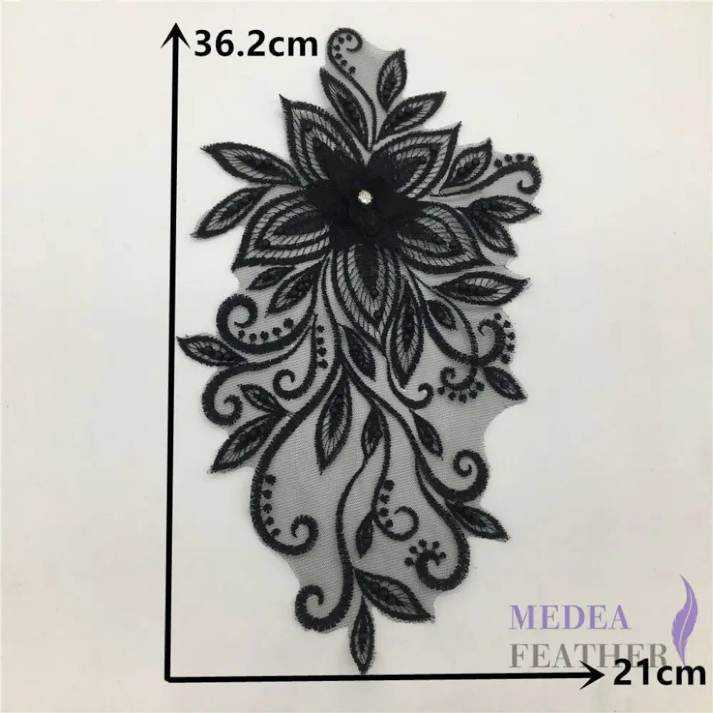 Sewing Lace Flower Embroidery Applique EA20