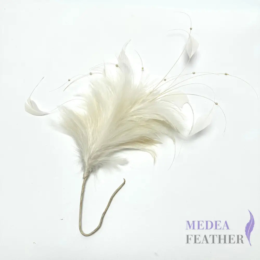 Simple Bead Design Hackle Feather Mount Custom - Please add text below