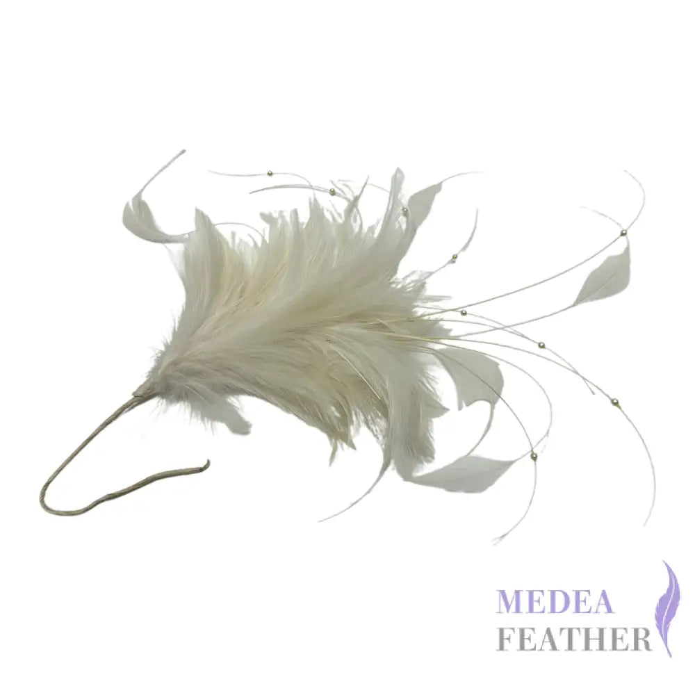 Simple Bead Design Hackle Feather Mount Custom - Please add text below