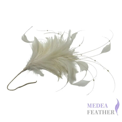 Simple Bead Design Hackle Feather Mount Custom - Please add text below