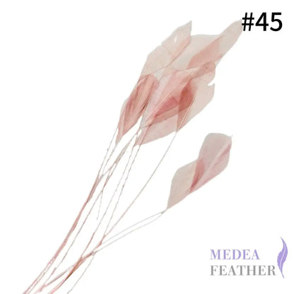Small Round Tips Coque Feather-Pack of 10 SFROOSTER08 - #45 rose cloud