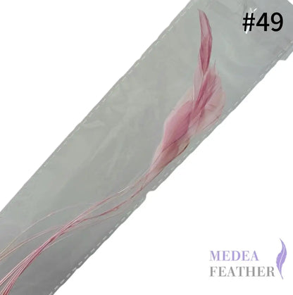 Small Round Tips Coque Feather-Pack of 10 SFROOSTER08 - #49 pink mist