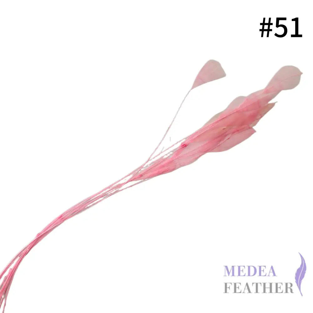 Small Round Tips Coque Feather-Pack of 10 SFROOSTER08 - #51 pink