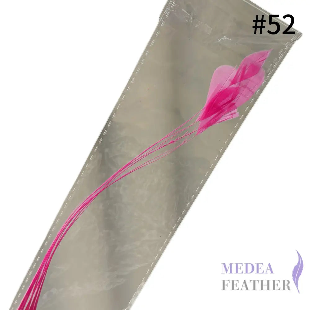 Small Round Tips Coque Feather-Pack of 10 SFROOSTER08 - #52 neon pink