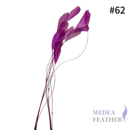 Small Round Tips Coque Feather-Pack of 10 SFROOSTER08 - #62 amethyst