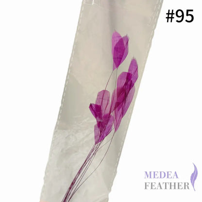 Small Round Tips Coque Feather-Pack of 10 SFROOSTER08 - #95 violet