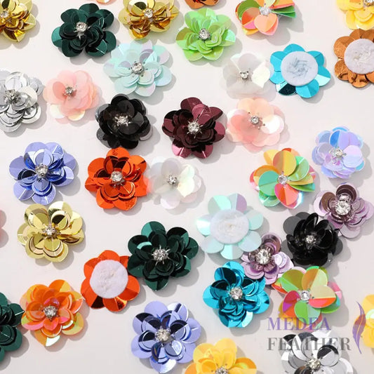 Small Sequin Flower SF01