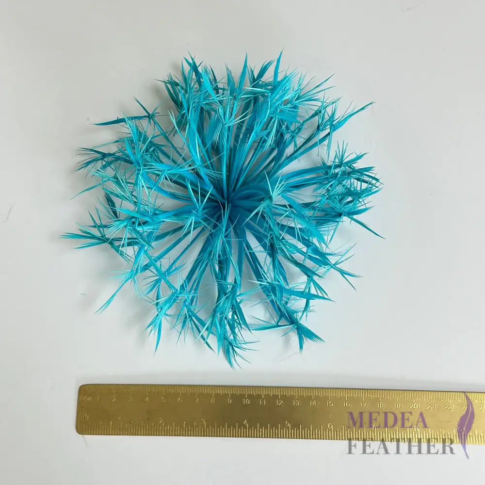 ’Snowflake’ / Goose Biot Feather Flower Mount