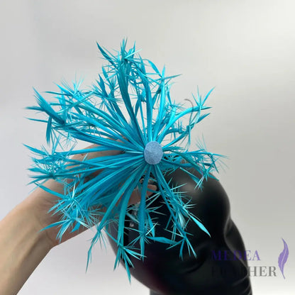 ’Snowflake’ / Goose Biot Feather Flower Mount