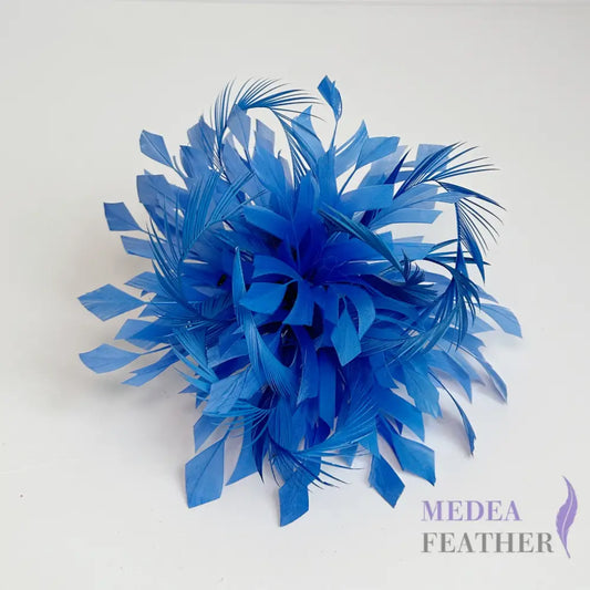 Space Cut Goose Biot Design Feather Mount #83 Electron Blue