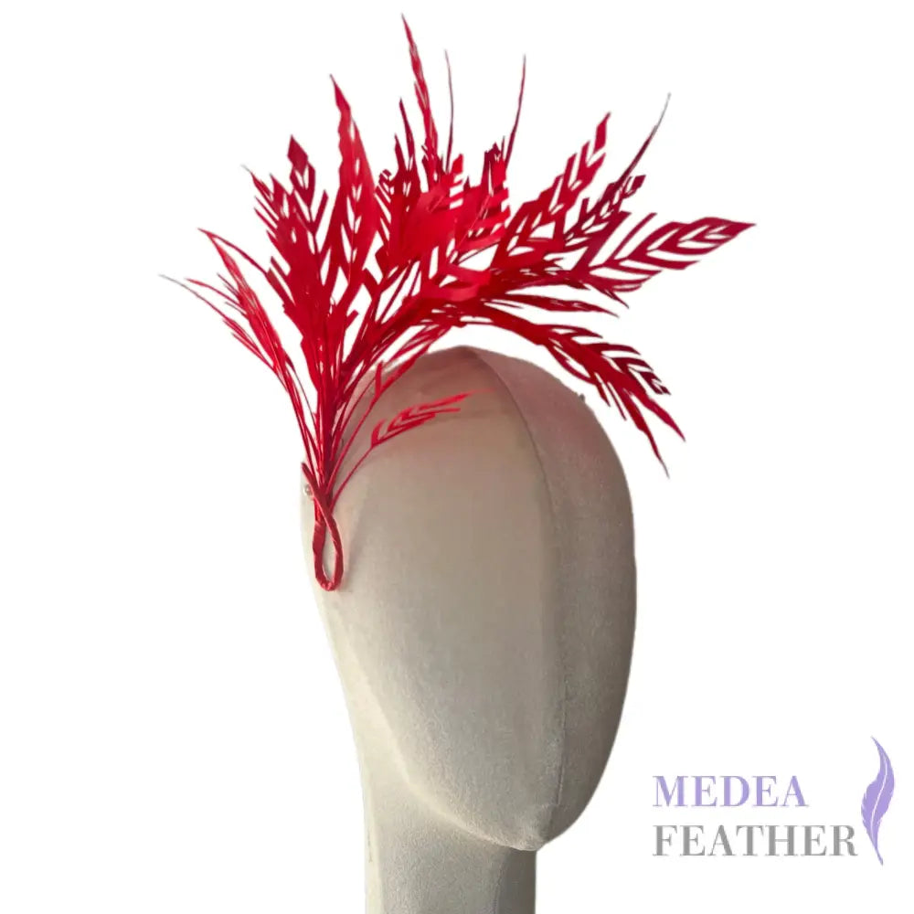 Space Cut Goose Feather Mount DS260715 - #22 red