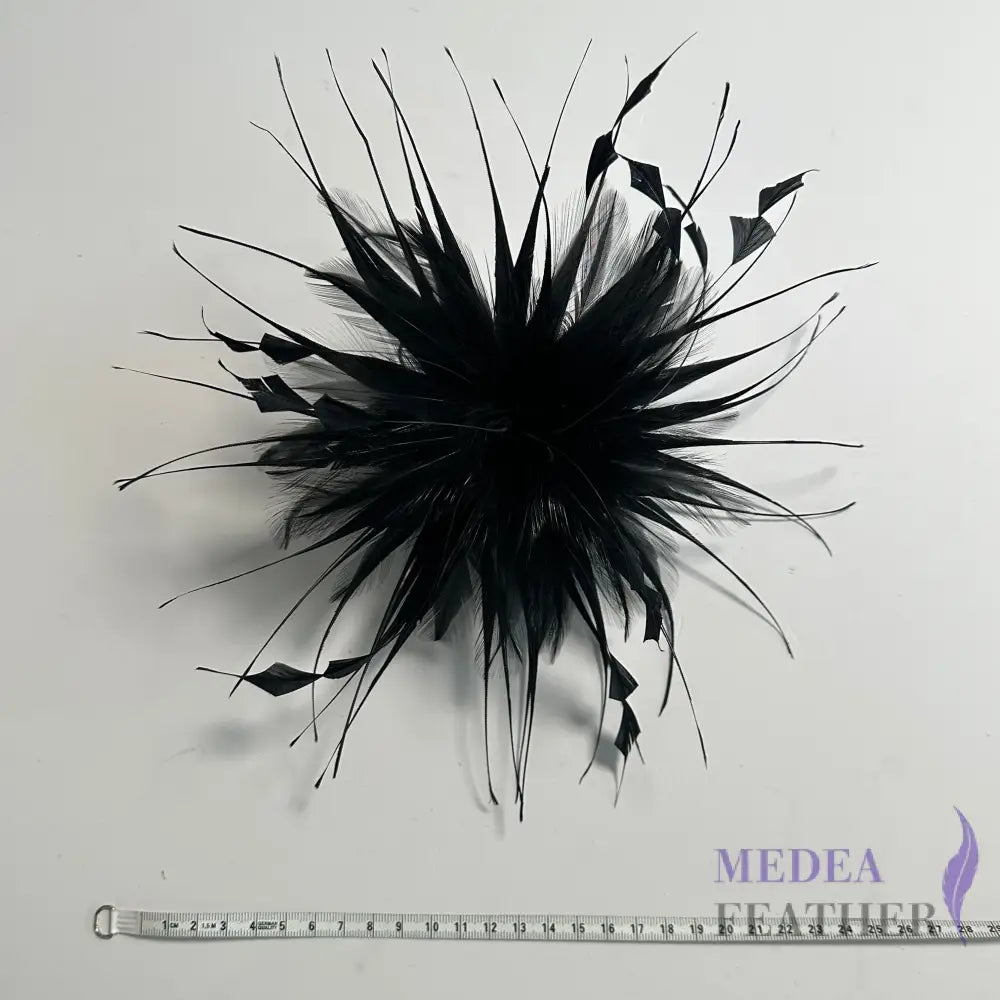 ”Spark“ / Hackle Feather and Coque Feather Flower Mount