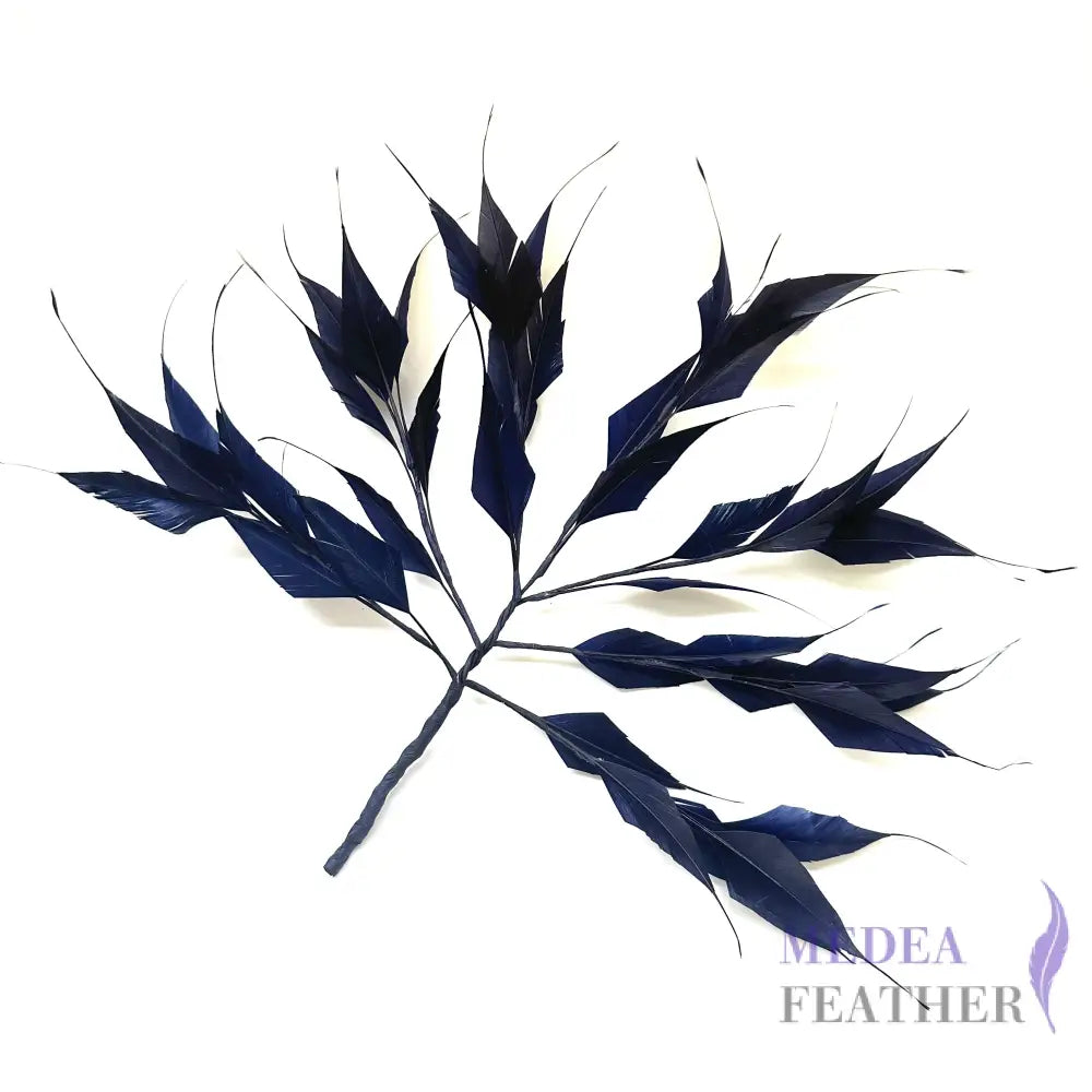 Spiky Arrow Goose Feather Tree Mount #65 navy