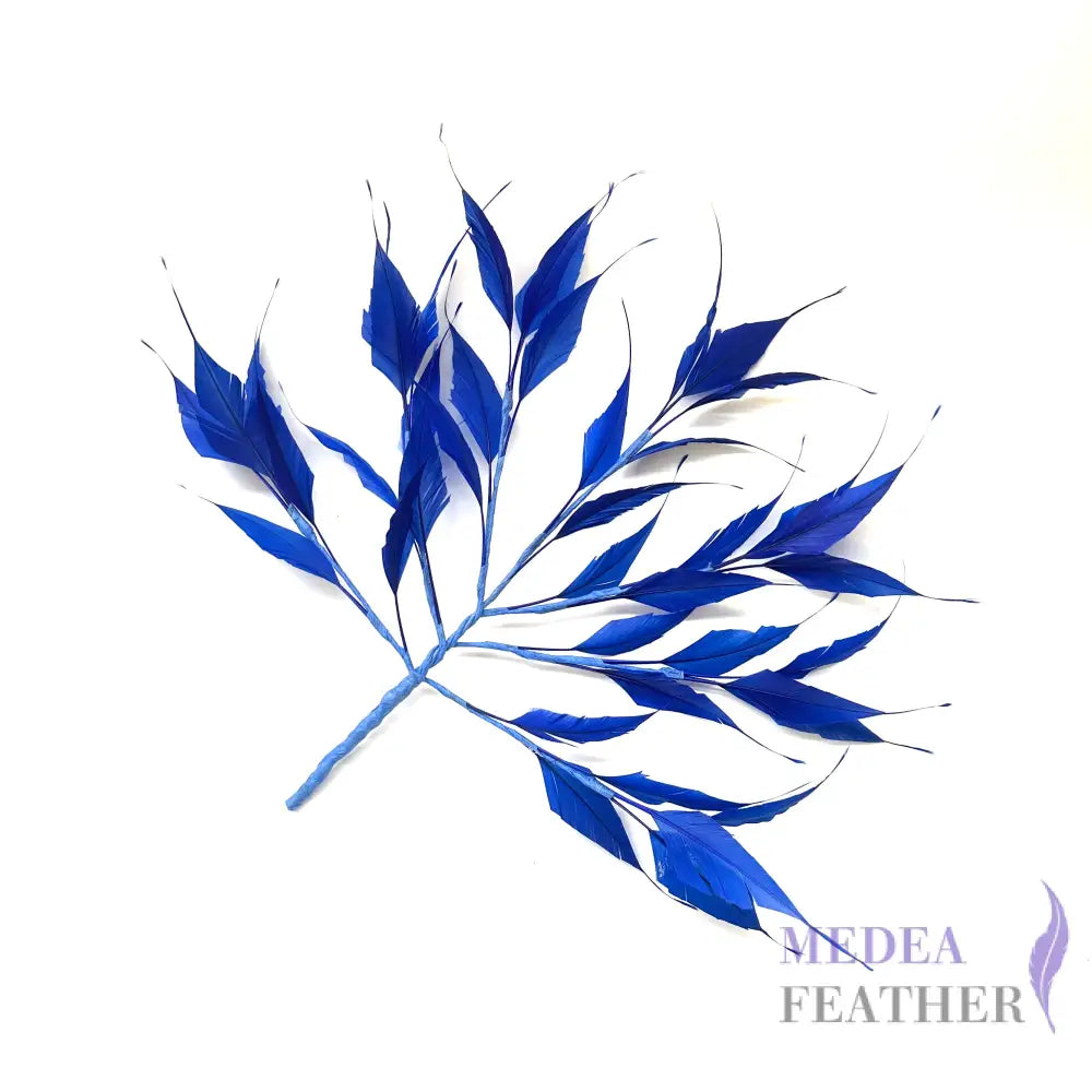 Spiky Arrow Goose Feather Tree Mount #67 royal blue