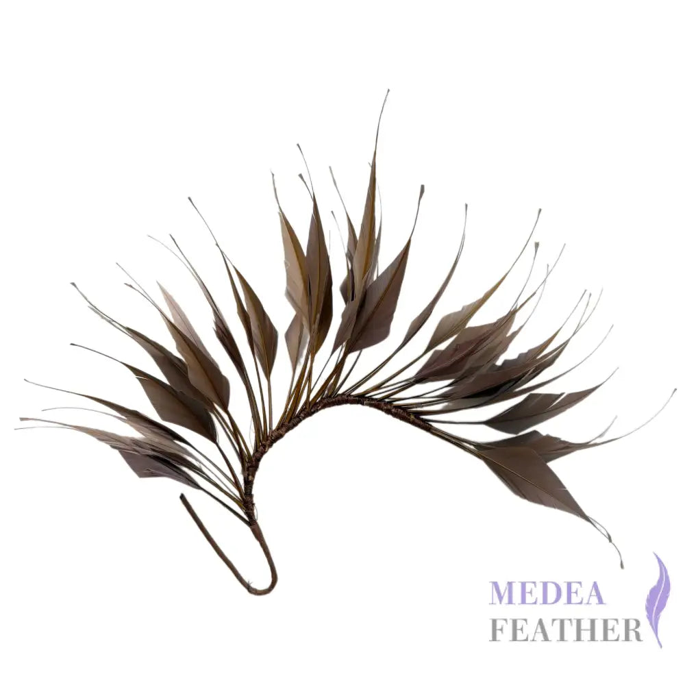 Spiky Arrow Goose Feather Wired Hat Mount - DS25050I - #15 fungi