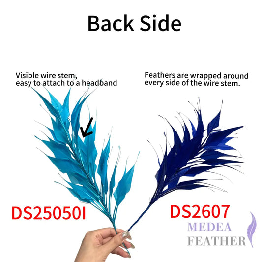 Spiky Arrow Goose Feather Wired Hat Mount - DS25050I
