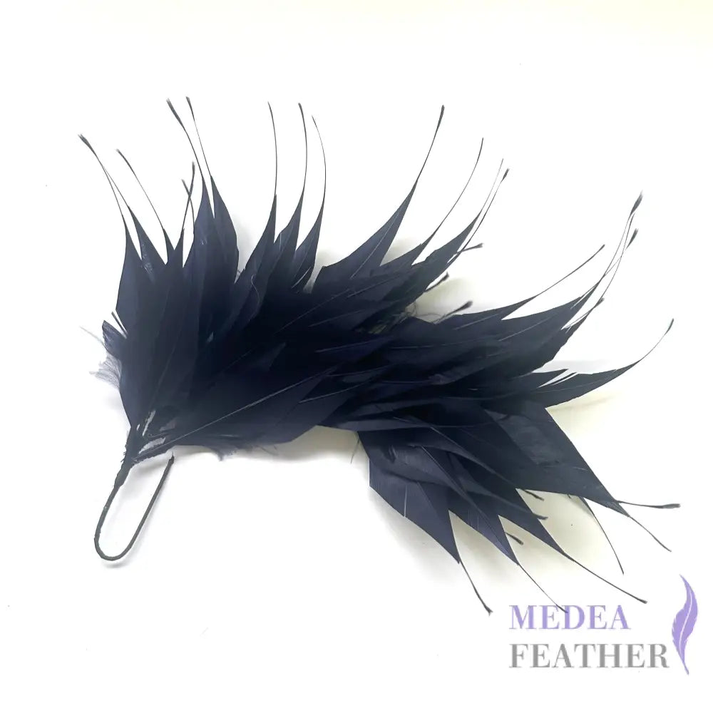 Spiky Arrow Goose Feather Wired Hat Mount DS25050I - #65navy