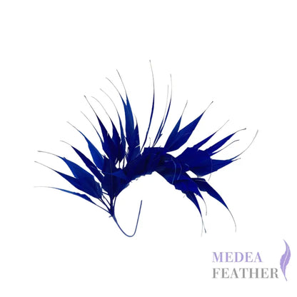 Spiky Arrow Goose Feather Wired Hat Mount DS25050I #67 royal blue